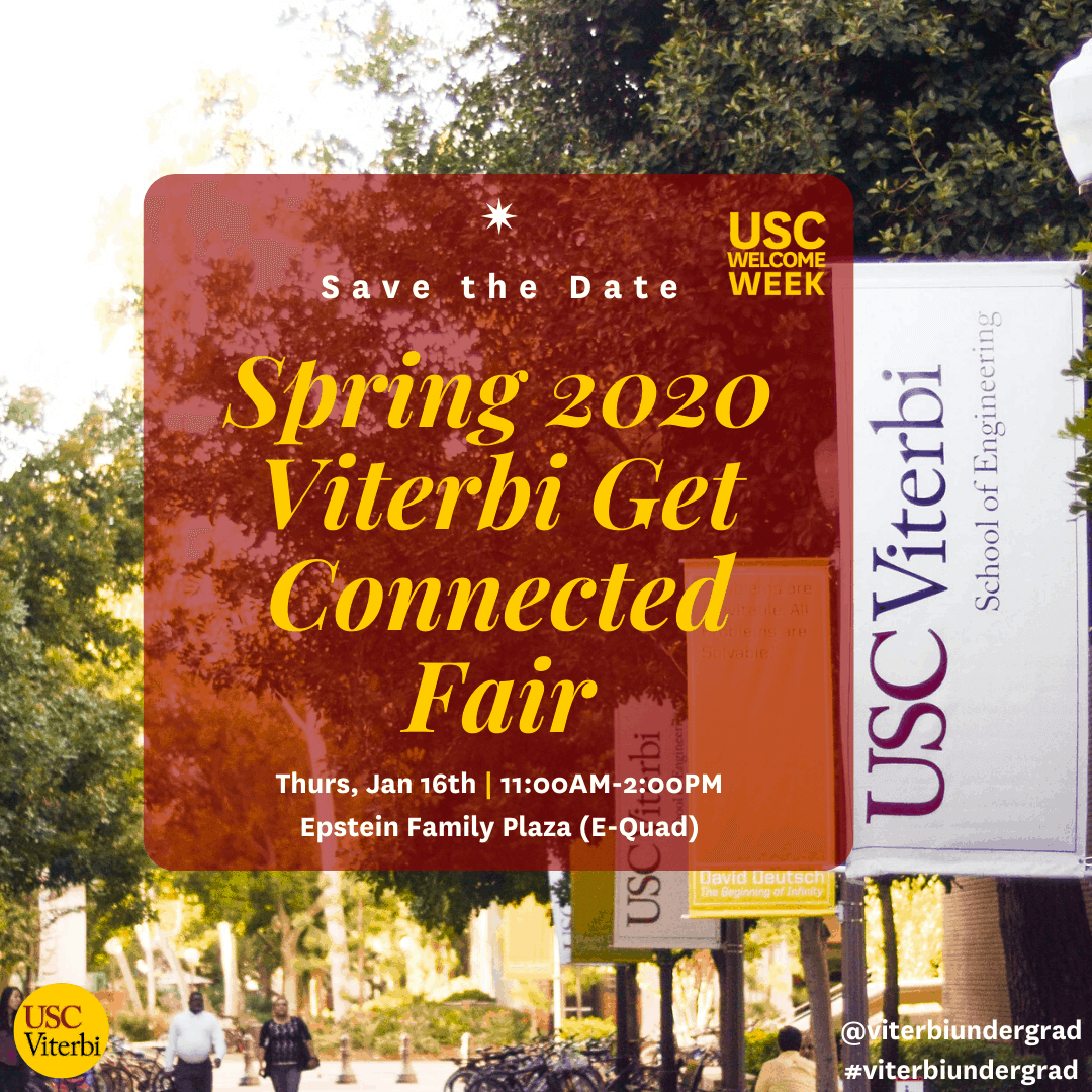 Featured image for “The Viterbi Get Connected Involvement Fair is January 16th!”
