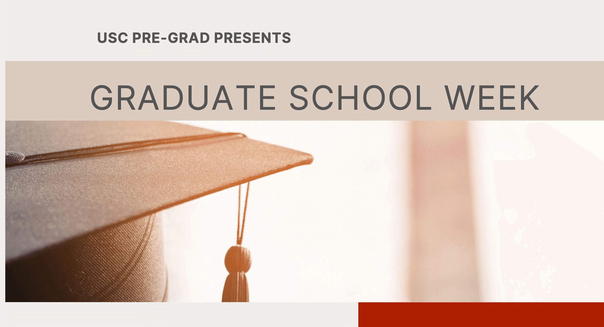 Featured image for “Graduate School Week – Upcoming Events!”