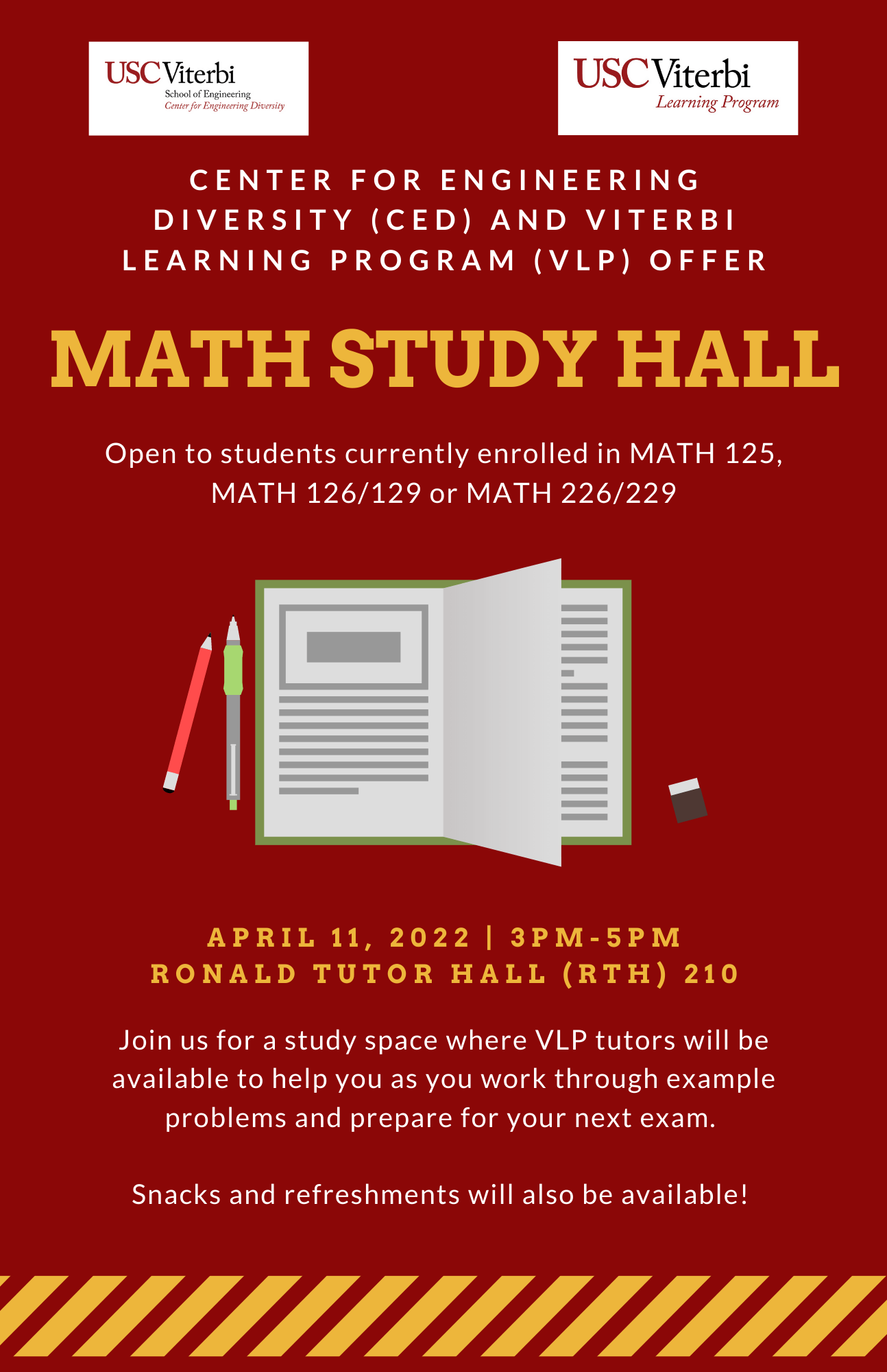 Featured image for “Join CED & VLP for Math Study Hall on Monday, April 11th”