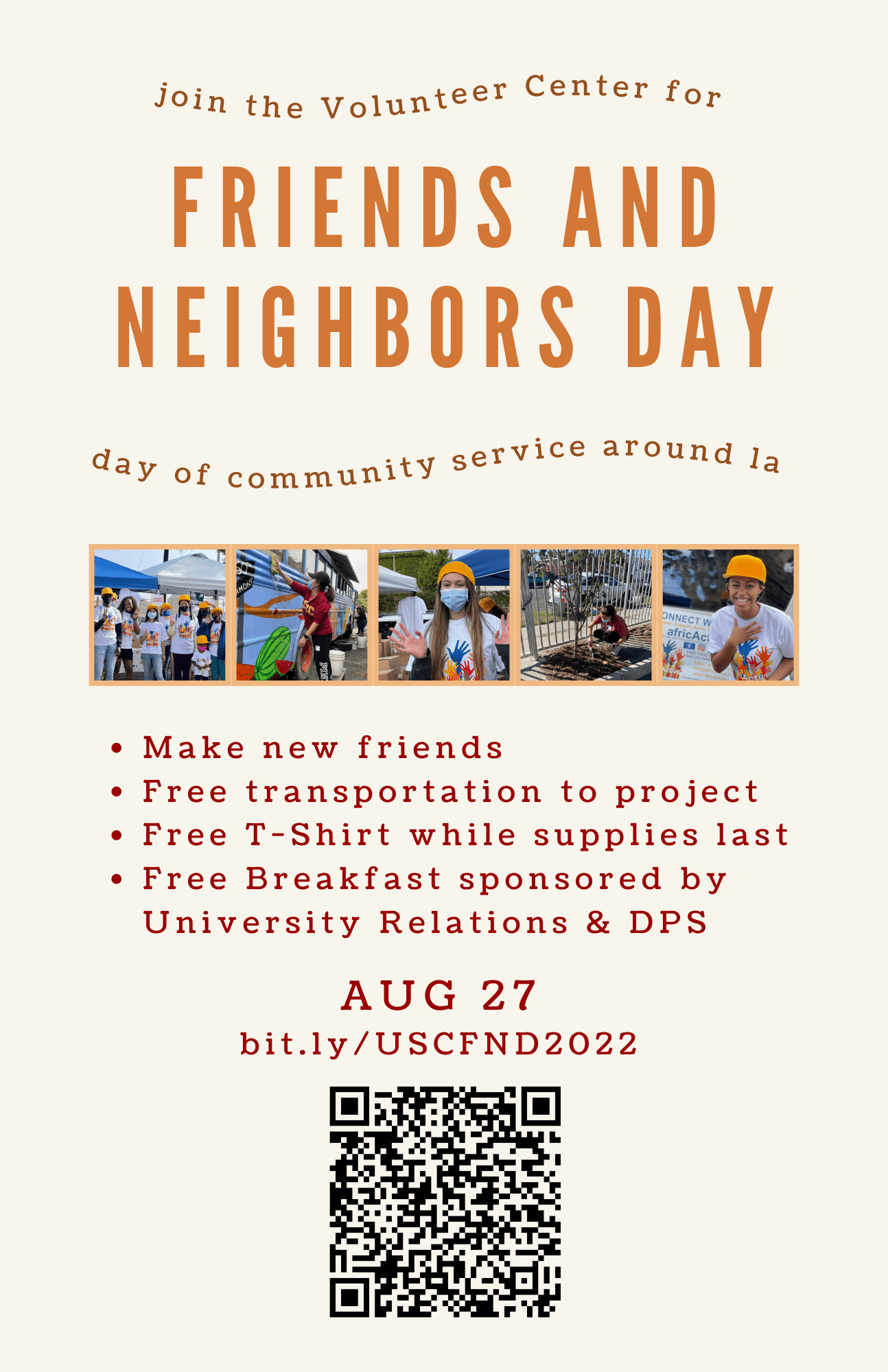 Featured image for “Represent Viterbi at USC’s Friends & Neighbors Day of Service, Register Today!”