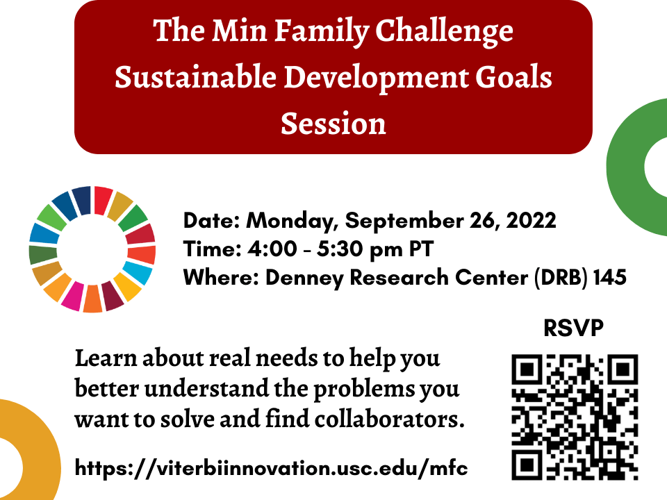 Featured image for “The Min Family Challenge: Sustainable Development Goals Session”