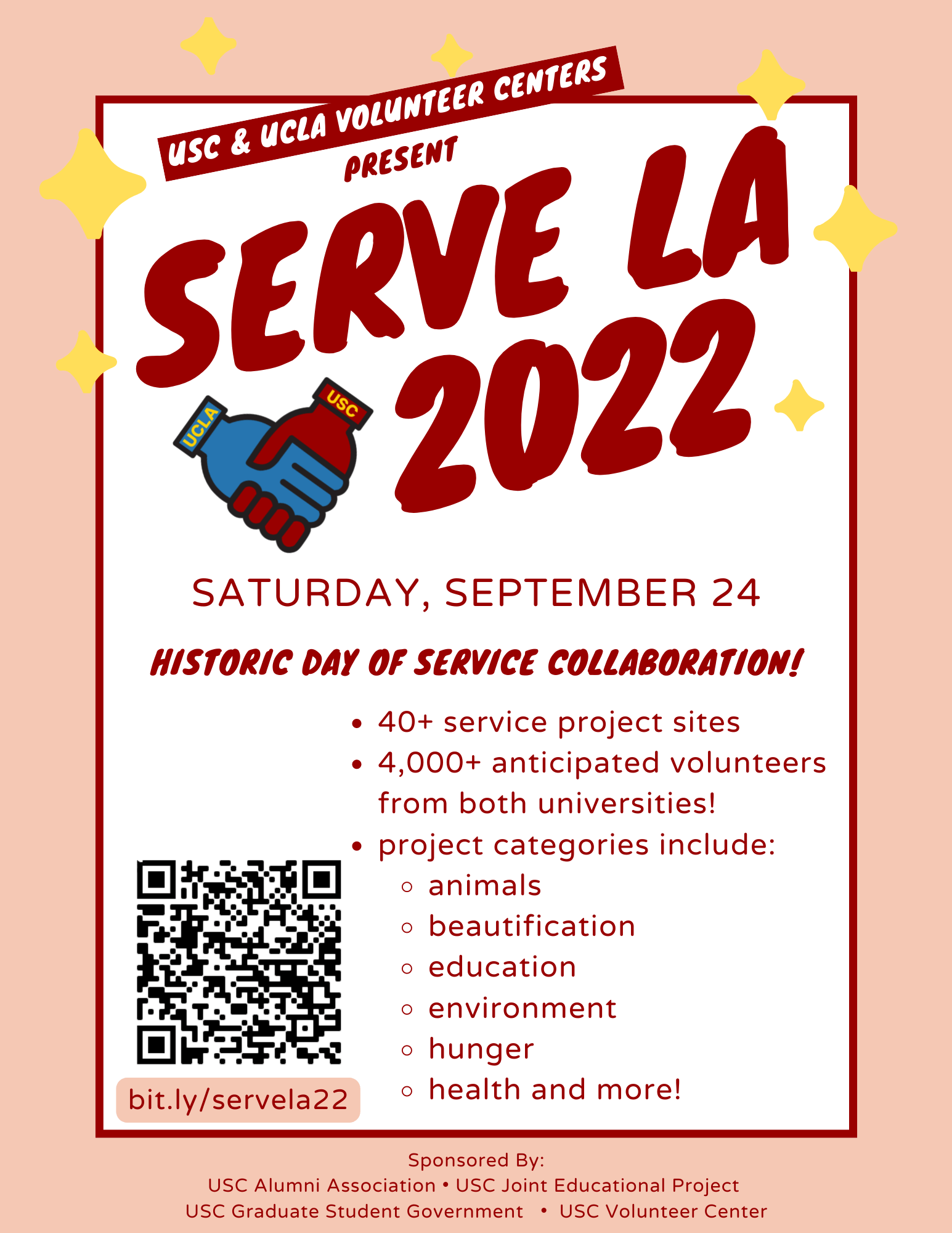Featured image for “UCLA & USC SERVE LA 2022! Saturday, September 24”