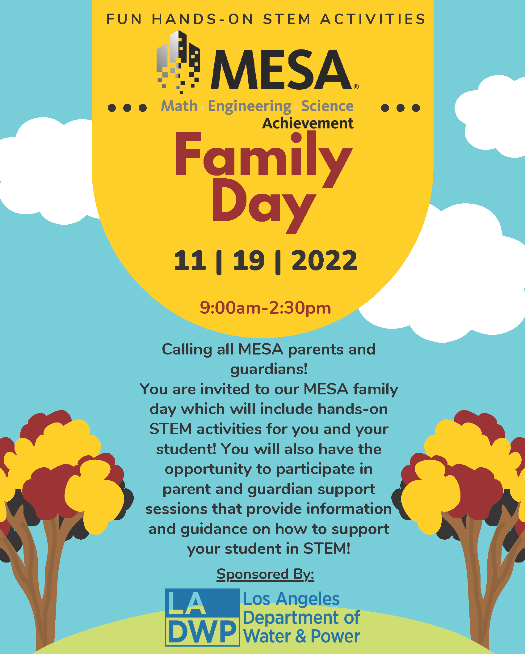 Featured image for “Volunteers Needed for MESA Family Day on Saturday, November 19. Free In-N-Out!”