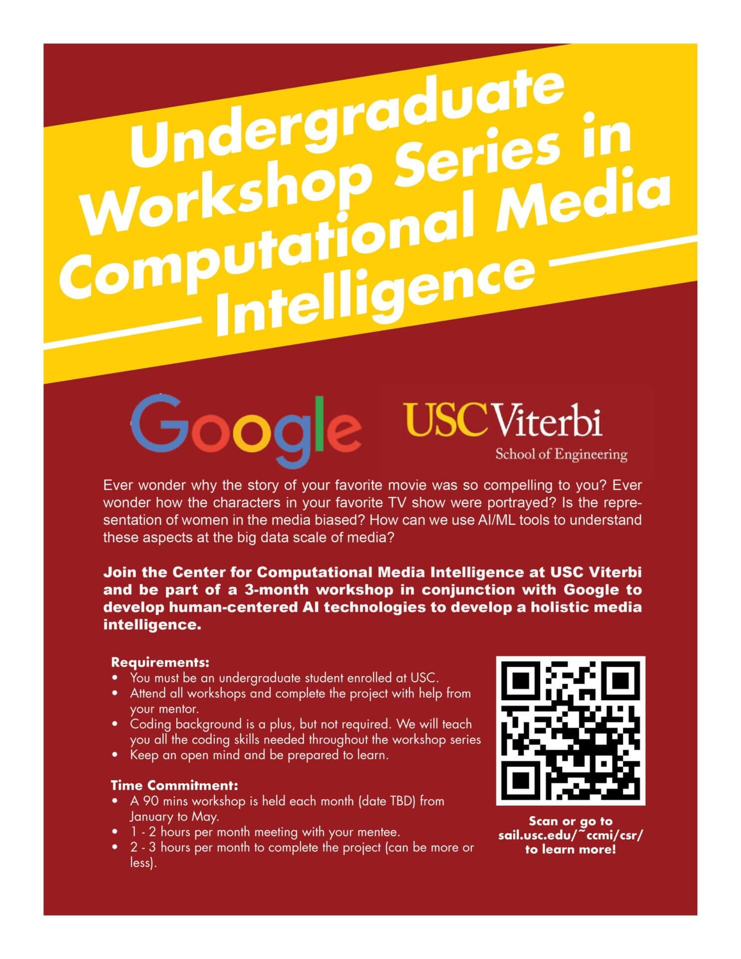Featured image for “Undergraduate Workshop Series in Computational Media Intelligence”