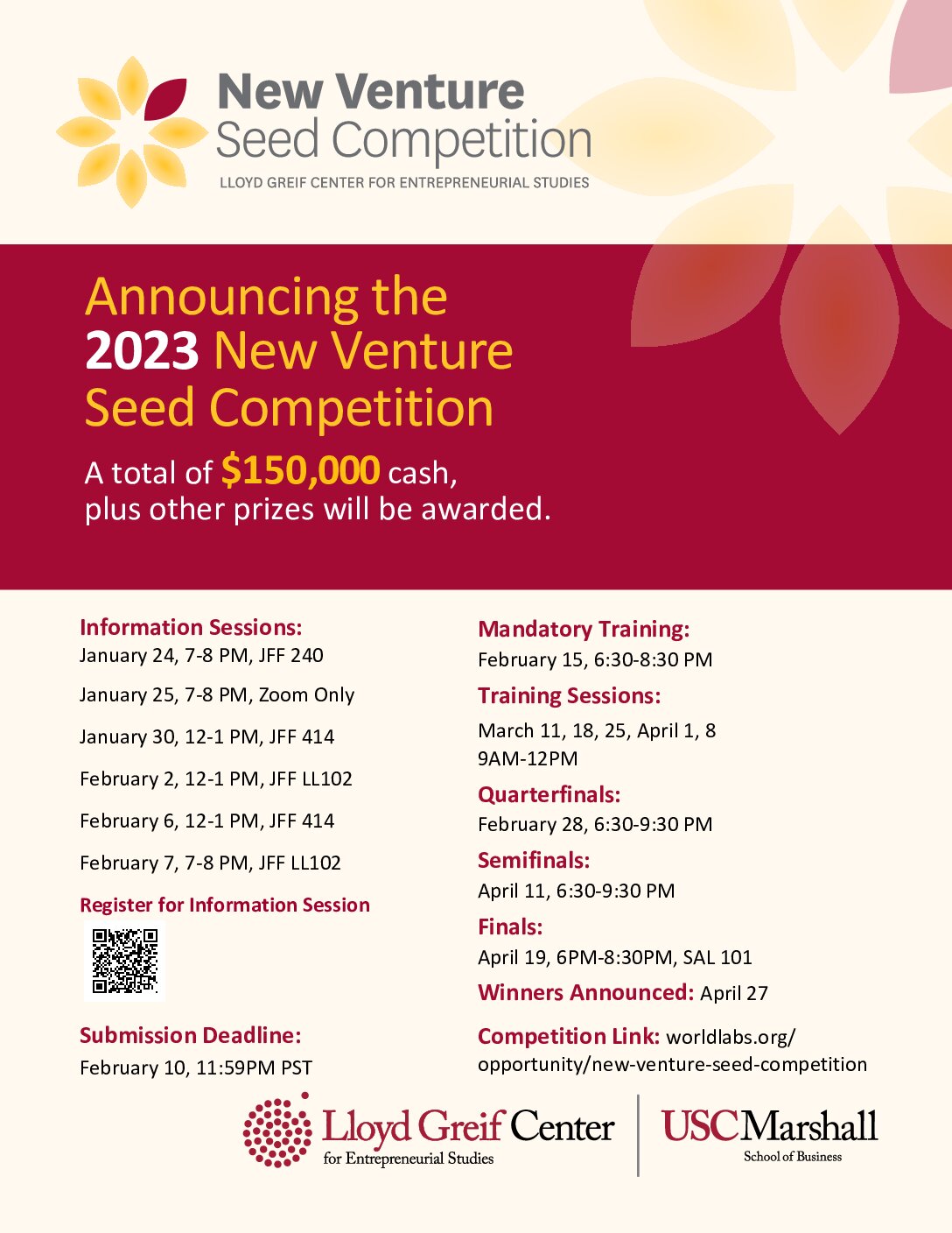 Featured image for “New Venture Seed Competition | Information & Dates”