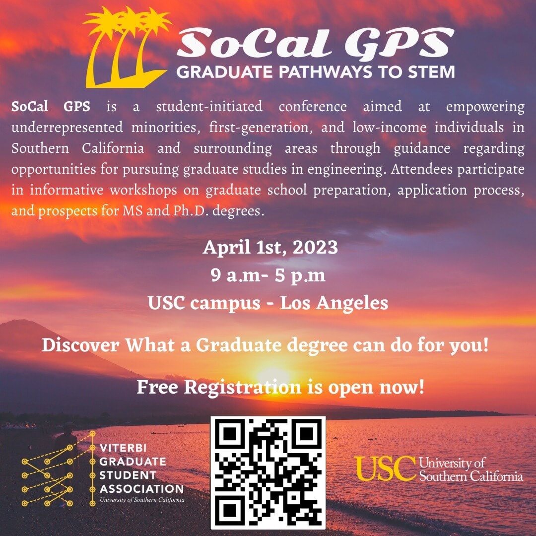Featured image for “Interested in Graduate School? Attend the SoCal Graduate Pathways in STEM Conference, Saturday April 1”