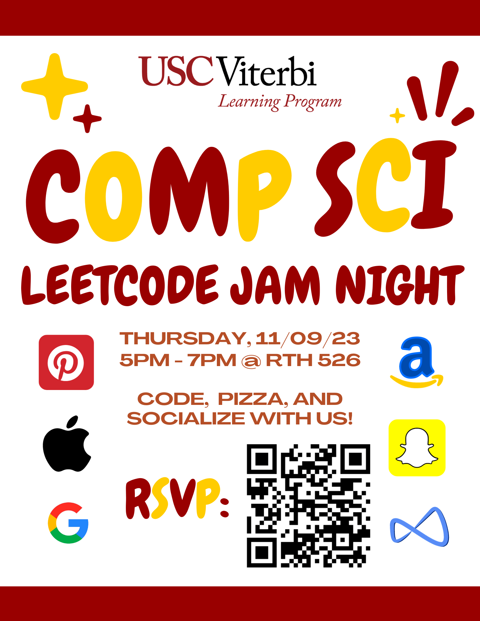 Featured image for “Leetcode Jam Night 11/9 5-7PM”