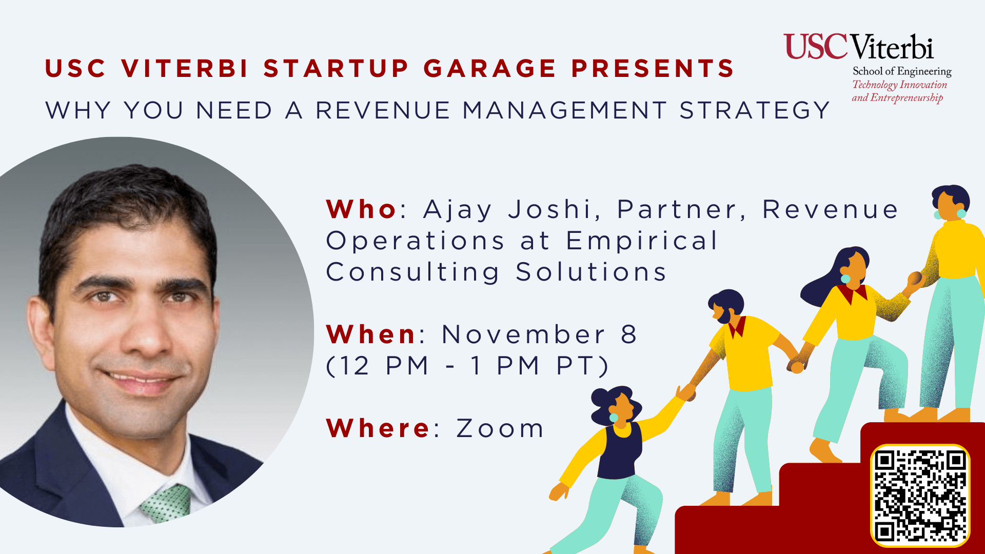 Featured image for “Viterbi Startup Garage Oceanside Chat: Why You Need a Revenue Management Strategy”